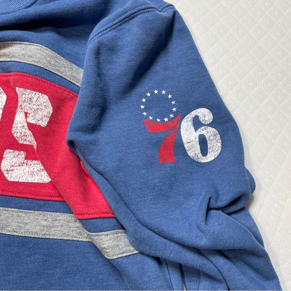 '47 Brand Men's Philadephia 76ers Blue Pullover Sweatshirt size XL - Picture 6 of 10